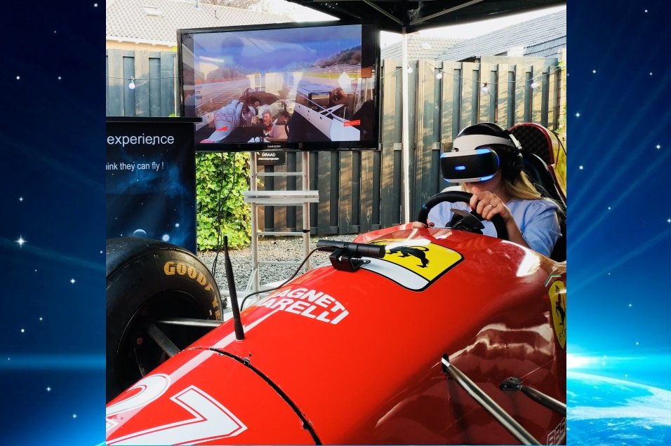 Full Scale F1 Race Simulator VR race simulator huren Action Events